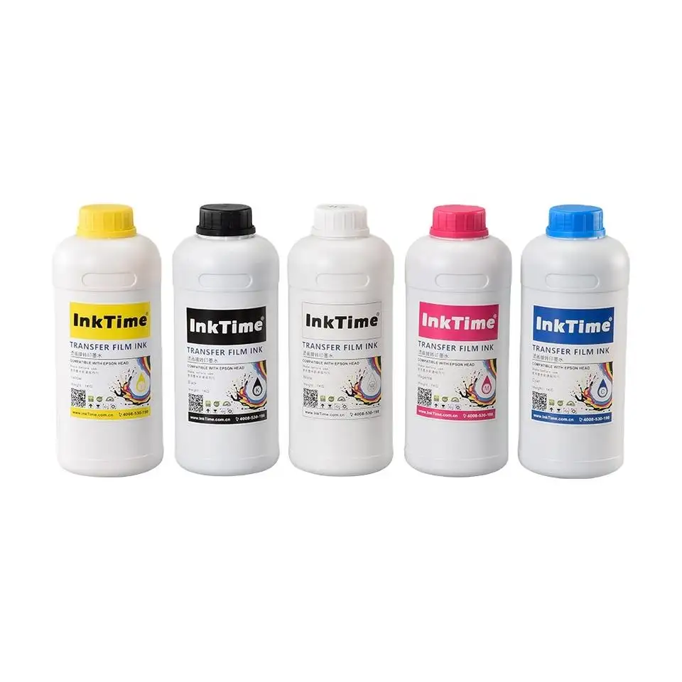 Umwelt freundlicher 1L pro Flasche CMYK Weißwasser-Pigment tinten strahl drucker dtf Transfer drucker kaufen Drucker tinte in meiner Nähe