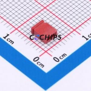 HC-JP200-1-50-CL-R-G1 Shorting Cap / Jumper Cap P=2mm Connector 1x2 2mm Capped Type 1.5A - Product Image 1