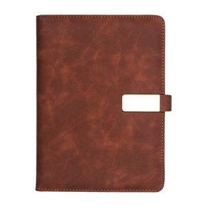 <b>A5</b> PU Leather Notebook Journal Business Executive Planner <b>Diary</b> Metal Buckle Magnetic Closure Black Cover Hardcover - Product Image 3