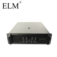 Amplificateur de scène audio professionnel 4 canaux 1200W (noir métallique)
