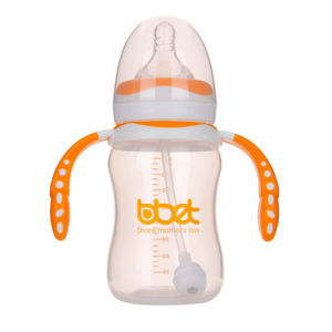 BAOHUI OEM usine approvisionnement bébé <span class=keywords><strong>biberon</strong></span> ensemble d'alimentation sans BPA silicone & PP col large pour 0-12 mois - Product Image 4