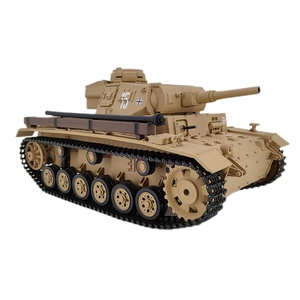 Modè<span class=keywords><strong>le</strong></span> de char <span class=keywords><strong>moyen</strong></span> PanzerKampfwagen III H 3849-1 RC, jouets télécommandés IR+BB Battle 2.4Ghz, cadeaux - Product Image 5
