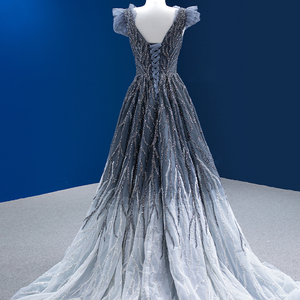 Rsm222208 Vestidos de Novia 2022 con Cuentas, Hombros Descubiertos, Largos hasta el Suelo, Estilo Princesa, Vestido de Noche - Product Image 4