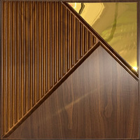Panneau mural 3D en PVC 50cm*50cm, installation facile, imperméable et ignifuge, panneau mural 3D pour décoration murale intérieure, décoration de plafond