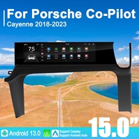 Navihua Nueva Pantalla Táctil de 15 Pulgadas para Copiloto, Android Carplay Multimedia, Pantalla para Pasajeros para Porsche Cayenne 2018-2023