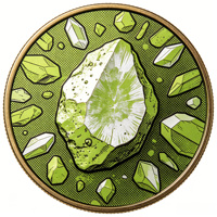 Koin Tembaga Bulat 1oz Grosir dengan Kristal Biru dan Latar Belakang Geometris Cetak UV Suvenir