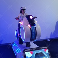 Simulateur de course automobile VR à pièces, jeu d'arcade à mouvement palpitant, machine de jeu d'arcade cool et fou, simulateur de moto GP VR 9D