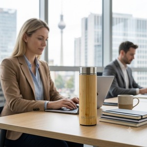 Eco Friendly 100% Food Grade Stainless Steel Vacuum Insulated Travel <b>Mug</b> Lightweight Portable Coffee Cup Camping Office Outdoor - Product Image 5