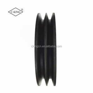 <span class=keywords><strong>Poulie</strong></span> de volant moteur professionnelle OEM Mighty Brand à courroie trapézoïdale pour charge de 40 kg à 200 kg, en fonte, 3 rainures, diamètre de pas de 250 mm - Product Image 4