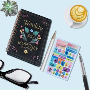 LABON-Agenda Diaria semanal, planificador diario, cuaderno, pegatina en espiral, planificador y diario, regalo, <span class=keywords><strong>2023</strong></span> - Product Image 4