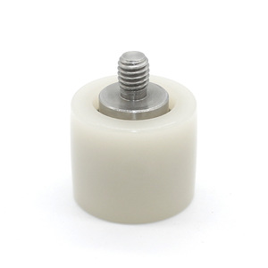 Fabricant de rouleaux de guidage économiques et résistants à l'usure, rouleaux à double roulement BDR24, poulies en plastique revêtues de caoutchouc - Product Image 5
