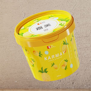 Vente en gros Nouveau design Boîte à yaourt de couleur personnalisée 500ml Tasse à yaourt Bac à yaourt avec couvercle - Product Image 1