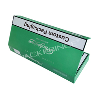 Boîtes d'emballage de cigarettes en carton en forme de livre, personnalisées, haut de gamme, vides, pour le stockage de tabac à base de plantes, étanches, russes