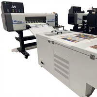 Impresora DTF rápida YINGHE de 4 cabezales y 5 colores, 1440dpi, 4-8 pasadas, tinta para película PET, 60cm, DTF I3200A1, 60cm, stock en el extranjero, polvo agitador CMYKW