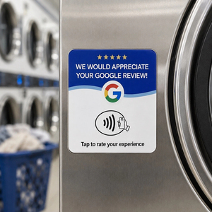 Tem nhãn NFC đánh giá Google Review, chất liệu Acrylic, hỗ trợ thẻ Ntag215, Ntag213, Ntag216, dán để đánh giá, dành cho phản hồi khách hàng doanh nghiệp - Product Image 3
