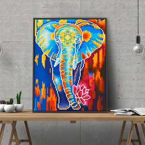 Unique 5D DIY Lumineux Diamant Art Kits pour Adultes Glow Diamant Art Toile Pour Vivre Décor À La Maison - Product Image 2
