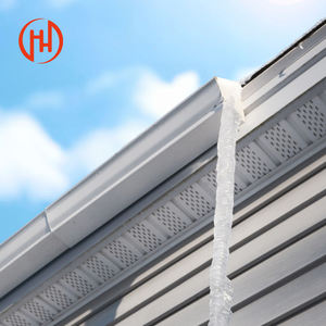 6063 T5 alüminyum Metal yaprak Guard çatı yağmur oluk koruyucu delikli çatı koruma çatı yağmur oluk koruyucu - Product Image 3