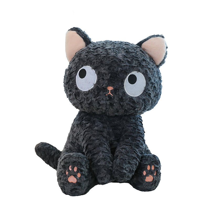 Custom Wholesale BLACK Cat Doll Plush Toys Kawaii Cartoon