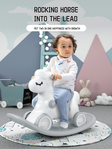 Лидер продаж, детская Милая лошадка-качалка, детская лошадка-качалка для детей - Product Image 2
