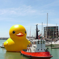 1 sac de Promotion gonflable géant, canard de hong kong jaune, 12m