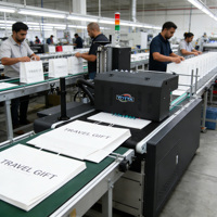Machine d'impression haute vitesse à passage unique pour sacs cadeaux personnalisables, boîtes à pizza et carton Yotta