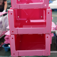 Bacs de tri empilables personnalisés pour vêtements, bacs de stockage en plastique pour entrepôt, boîtes de rangement en plastique sur mesure