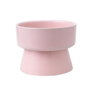 Bol en céramique pour chien, surélevé, antidérapant, pour nourriture et eau, pour chiens de petite et moyenne taille, plat de nourrissage moderne pour animaux de compagnie, forme arrondie, facile à nettoyer - Product Image 4