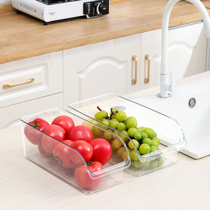 Refrigerator Storage Boxes Rectangle Multifunctional Kitchen Organizer For Vegetable Fruit Egg Beverage Container - Product Image 2