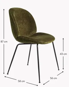 เก้าอี้รับประทานอาหารสไตล์นอร์ดิกสมัยใหม่พร้อมดีไซน์โครงแบบ KD - Product Image 1