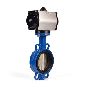 Abrazadera de Mariposa Hidráulica OEM D671 DN50 80 100 40 para Agua, Estructura de Placa de Acero Inoxidable 304 - Product Image 1