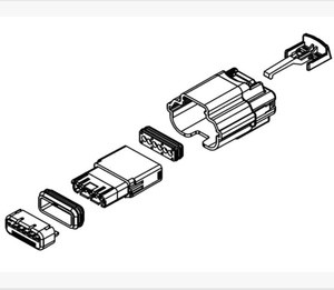 Conn外壳<span class=keywords><strong>PL</strong></span> <span class=keywords><strong>2</strong></span> POS <span class=keywords><strong>2</strong></span>.54毫米压接ST电缆安装座灰色袋汽车外壳31403-2210 - Product Image 2