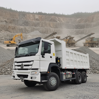 Новый самосвал Sinotruk HOWO 20 тонн 6x4 4x4 для тяжелых горнодобывающих работ, с дизельным двигателем Weichai, механической коробкой передач, Евро-2, в продаже