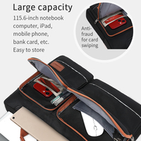 CoolBELL – sac à bandoulière pour hommes, style Ins, rétro, à la mode, pour ordinateur portable de 15 pouces, texture premium, design de pochette pour bagages, grande capacité