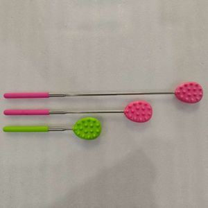 Teleskop-Rücken kratzer Abnehmbare Kratz köpfe Zurück Ltching Tragbarer ausziehbarer Teleskop-Rücken kratzer - Product Image 2