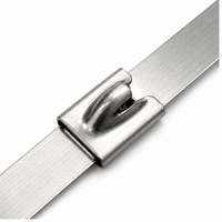 Attache-câble en acier inoxydable RUNBO 4,6x850mm, haute résistance à la traction, anti-corrosion, pour câbles de tours de télécommunications et regroupement de tuyaux extra larges