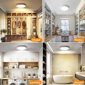 Luces LED que funcionan con pilas, sensor de movimiento, luz nocturna, luces de <span class=keywords><strong>techo</strong></span> interiores para sala de estar, pasillo, <span class=keywords><strong>baño</strong></span>, decoración del hogar y la cocina - Product Image 4