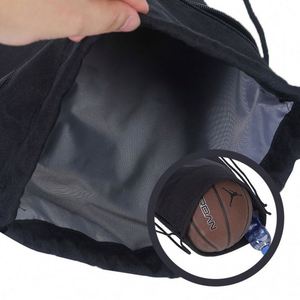 กระเป๋าเป้สะพายหลังแบบมีเชือกผูก ผลิตจากโพลีเอสเตอร์ พิมพ์ลายโลโก้ด้วยเทคนิคซิลค์สกรีน ทนทาน พกพาสะดวก เหมาะสำหรับกีฬา ฟิตเนส และงานอีเว้นท์ - Product Image 3