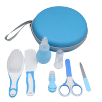 Ensemble de coupe-ongles de luxe pour bébé Kit de soins de santé pour bébé Tondeuses de toilettage pour bébé écologiques et de qualité alimentaire avec logo personnalisable