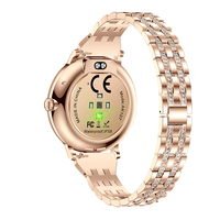 Montre connectée AK107 1,19 pouces en silicone IPX8 avec commande vocale IA, musique, suivi multisports, moniteur de fréquence cardiaque, suivi du sommeil et podomètre