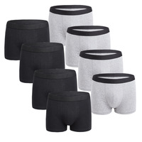 Sous-vêtements pour hommes de taille américaine personnalisés en usine, boxeurs U convexes en coton confortables, boxers imprimés pour hommes de taille moyenne