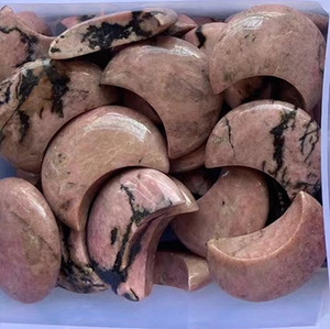 HZ Precio de Venta caliente Cristal Palmas Pulido Curación Piedras crudas Aventurina verde Jade Luna para el poder - Product Image 4