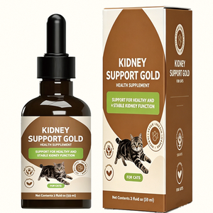 Suplemento Líquido para la Salud Renal Felina OEM/ODM Advanced Feline Renal Matrix Gold de 59 ml para una Función Renal Estable - Product Image 1