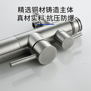 Ensemble de <span class=keywords><strong>douche</strong></span> extérieure en acier inoxydable, <span class=keywords><strong>douche</strong></span> de jardin autoportante à 2 fonctions avec douchette pour <span class=keywords><strong>piscine</strong></span>, plage, complexe hôtelier - Product Image 4