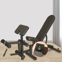 Banc de musculation multifonctionnel réglable, chaise de prédicateur, banc de musculation assis, siège pour exercices musculaires