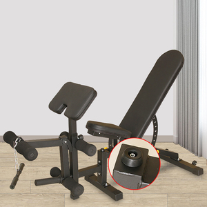 Banco de <span class=keywords><strong>Ejercicios</strong></span> Multifuncional Ajustable, Silla Preacher, Banco de Pesas para Sentarse, Asiento para <span class=keywords><strong>Ejercicios</strong></span> Musculares - Product Image 3