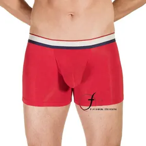 Custom fortunato bauli rossi da <span class=keywords><strong>uomo</strong></span> biancheria intima di alta qualità lunghezza gamba piccola <span class=keywords><strong>Boxer</strong></span> muoversi liberamente Design tecnico astuccio intimo per <span class=keywords><strong>uomo</strong></span> - Product Image 1