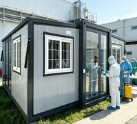 Maison mobile facile à installer, Tiny House de 20 pieds, conteneur extensible avec chambre, cuisine, salon, minimaliste, préfabriquée