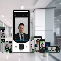 Máquina de Control de Asistencia Biométrica Inteligente Yistar, Sistema de Control de Acceso con Reconocimiento Facial y de Huellas Dactilares para Oficina, WIFI Opcional