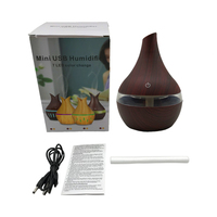 Humidificateur et diffuseur d'arômes à grain de bois à bruit blanc, le plus vendu, pour toute la maison, 300 ml, usage domestique, garantie 1 an