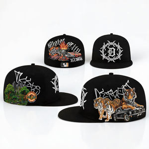 Nouvelles casquettes de baseball ajustées originales de haute qualité, casquettes sportives snapback, GORRAS unisexe 100% coton, vente en gros - Product Image 5